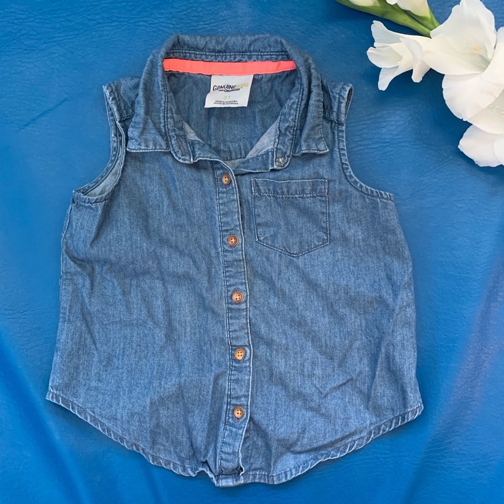 Soft denim blouse